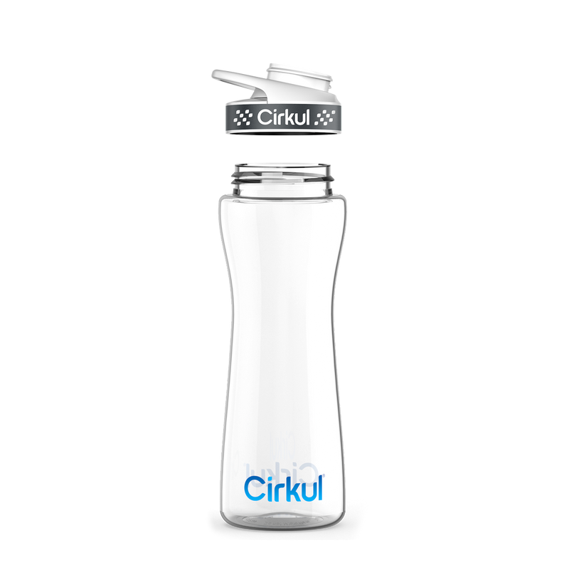 22oz. Plastic Bottle & Comfort Grip Lid AJVD94