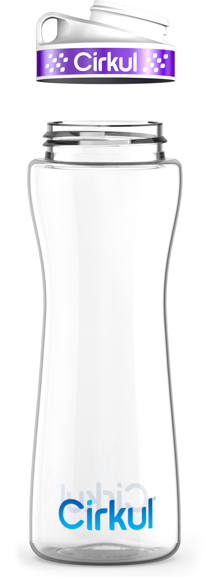 Custom 22oz. Plastic Bottle & Comfort Grip Lid NG80W6